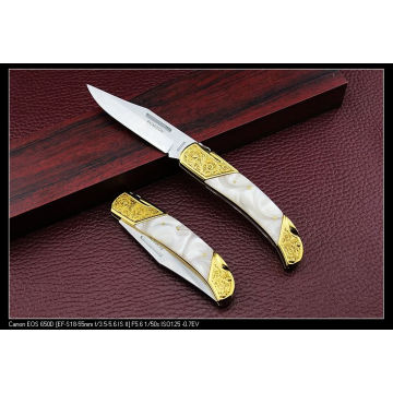 Golden Acryl Griff Kunst Messer (SE-131)